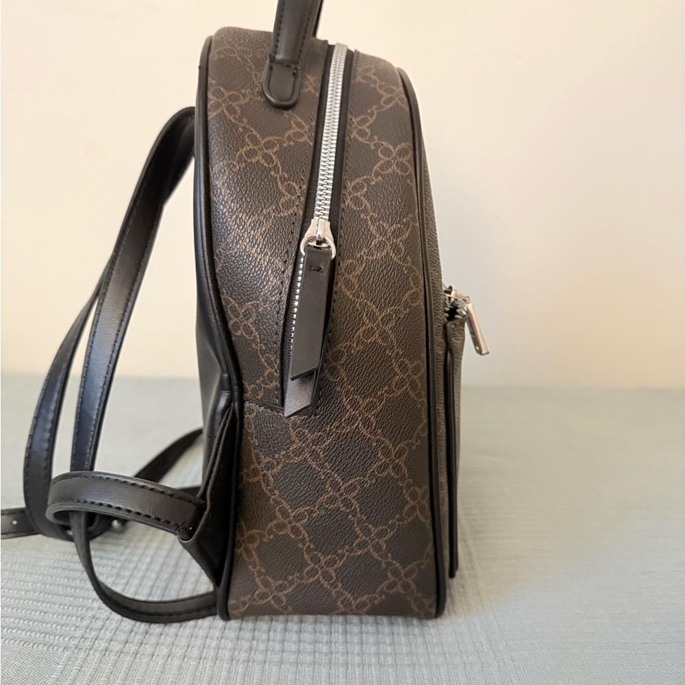 Nine West Dark Brown Patterned Backpack - image 2